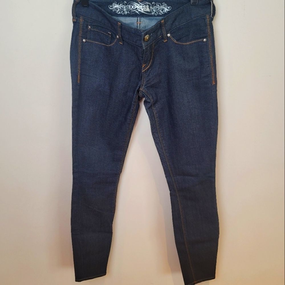 Express Jeans Express Zelda Slim Fit Ultra Low Rise Jean Legging